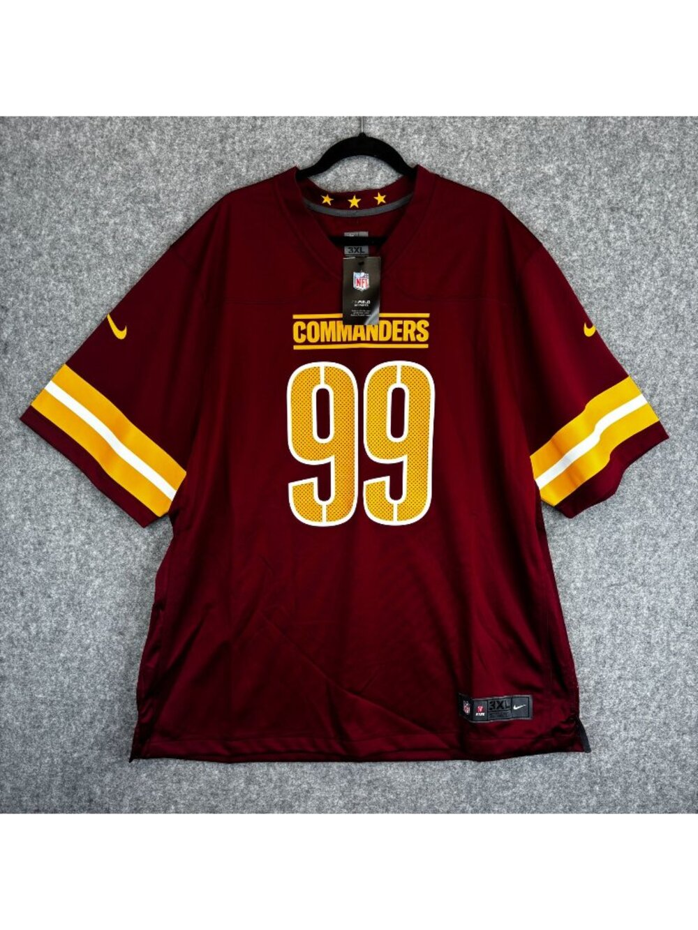 Nike Washington Commanders Mens 3XL Chase Young 99 Jersey On-Field Game